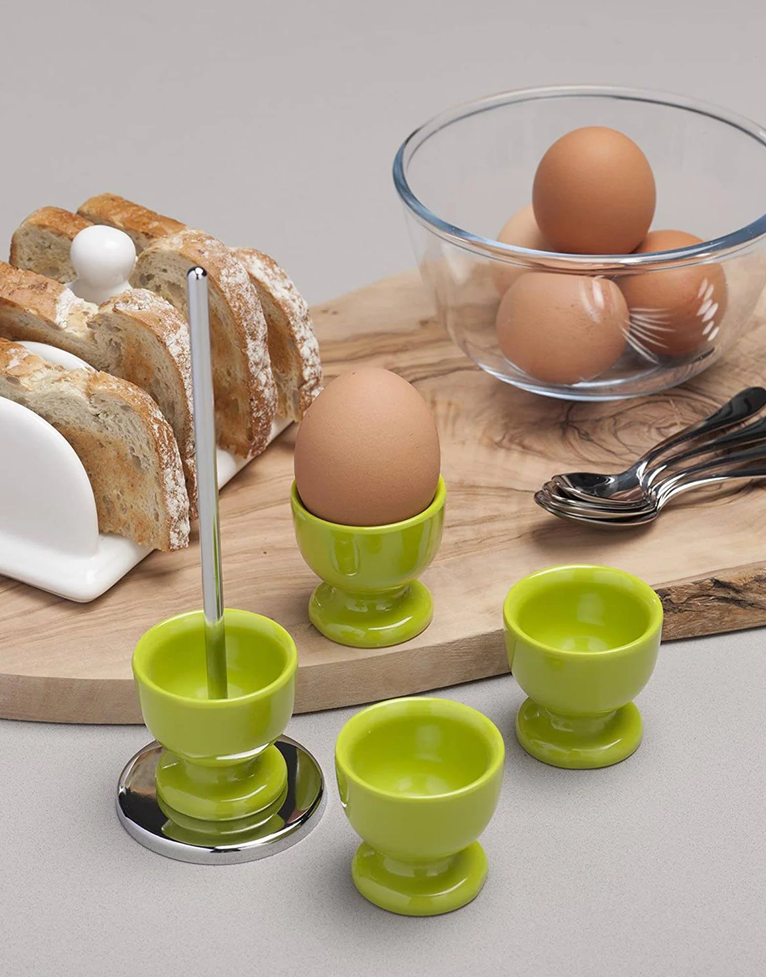 Zeal Egg Cups on Stand Set of 4 - Image 4