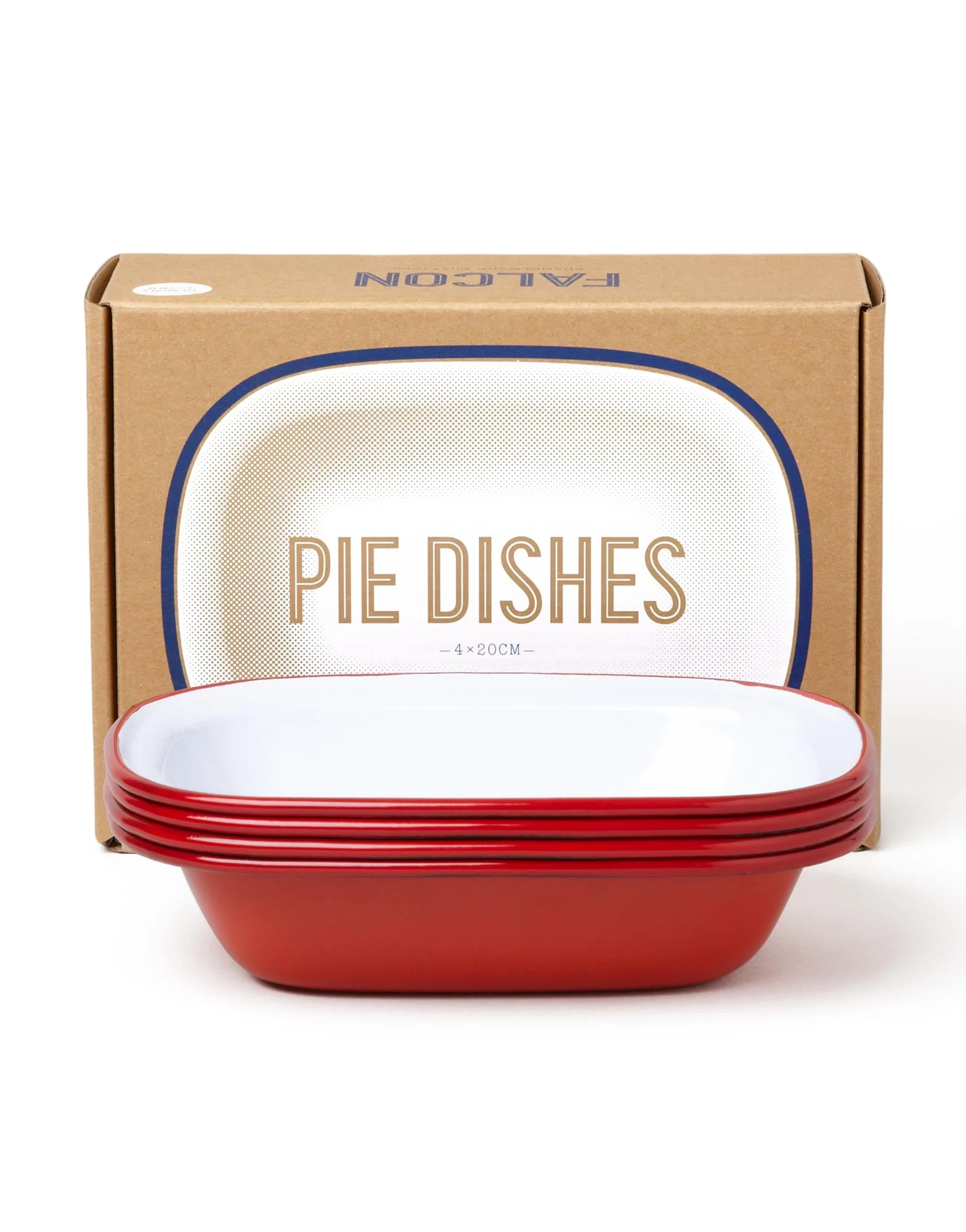 Falcon Enamelware Pie Dishes Set of 4 - Image 2
