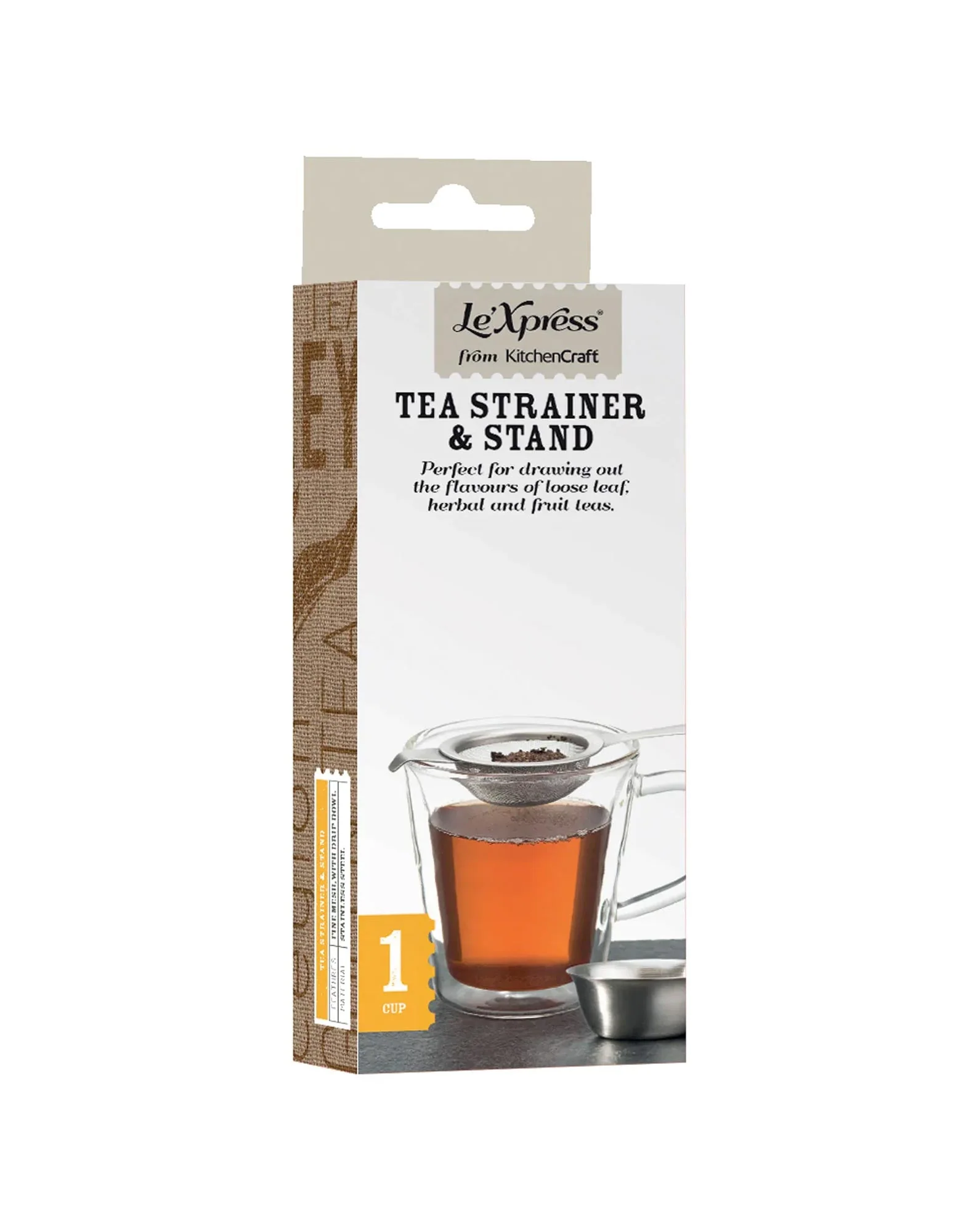 La Cafetière Tea Strainer with Stand Stainless Steel - Image 2