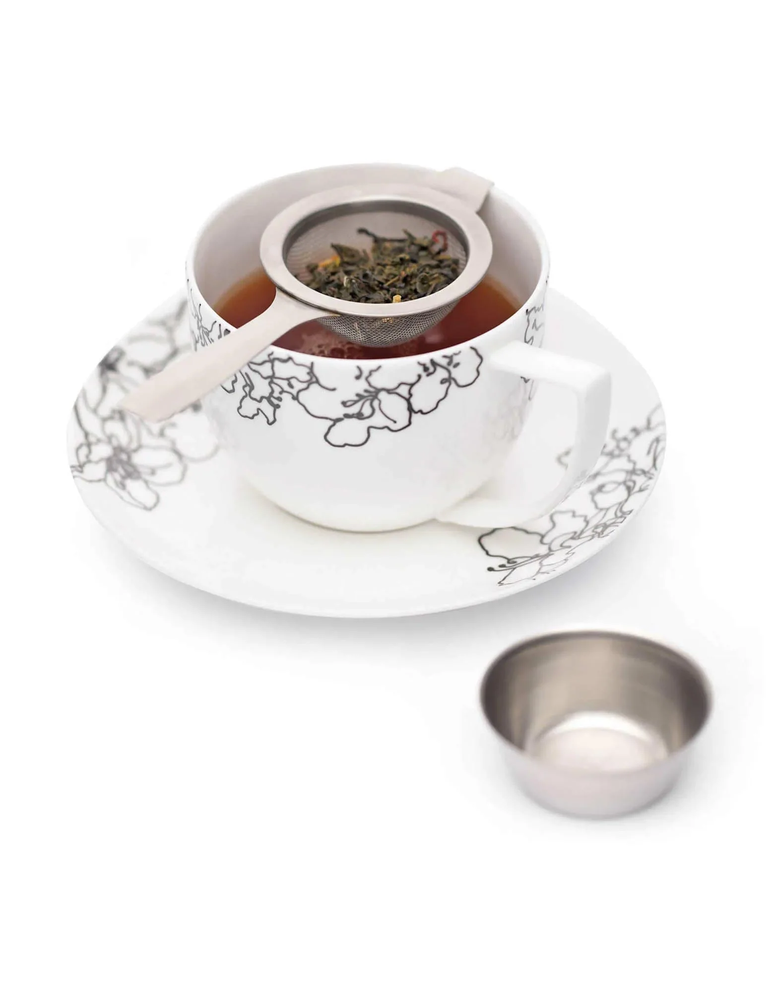 La Cafetière Tea Strainer with Stand Stainless Steel - Image 3