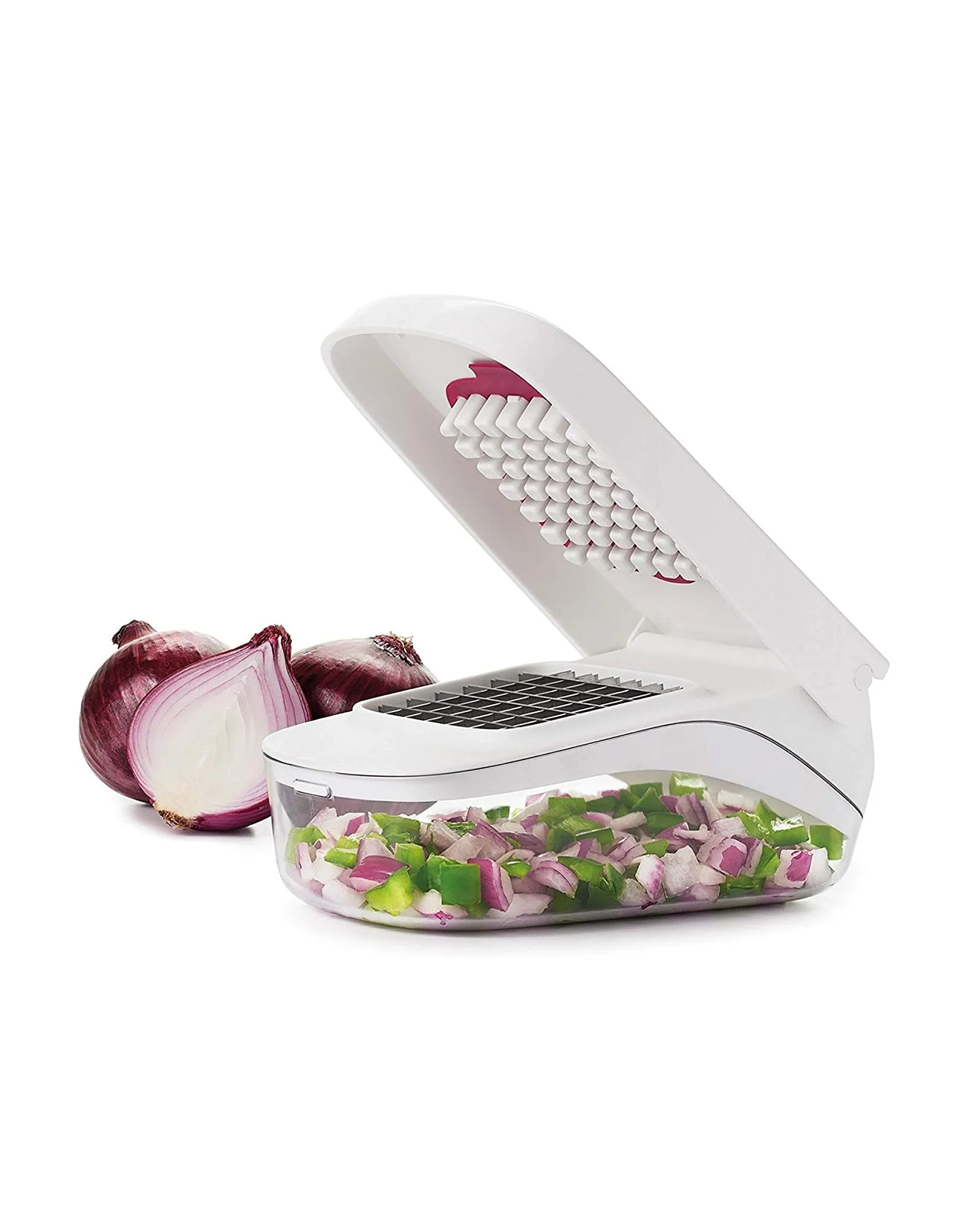 OXO Good Grips Vegetable Chopper with Easy Pour Opening - Image 2