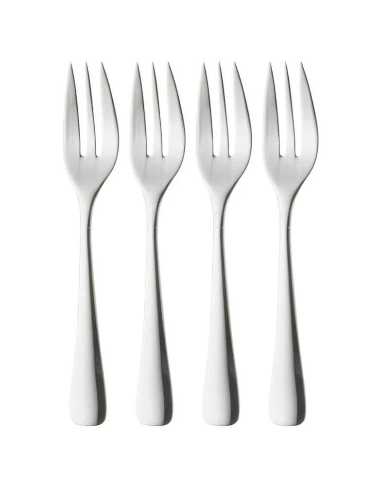 Robert Welch Malvern Bright Pastry Forks x 4