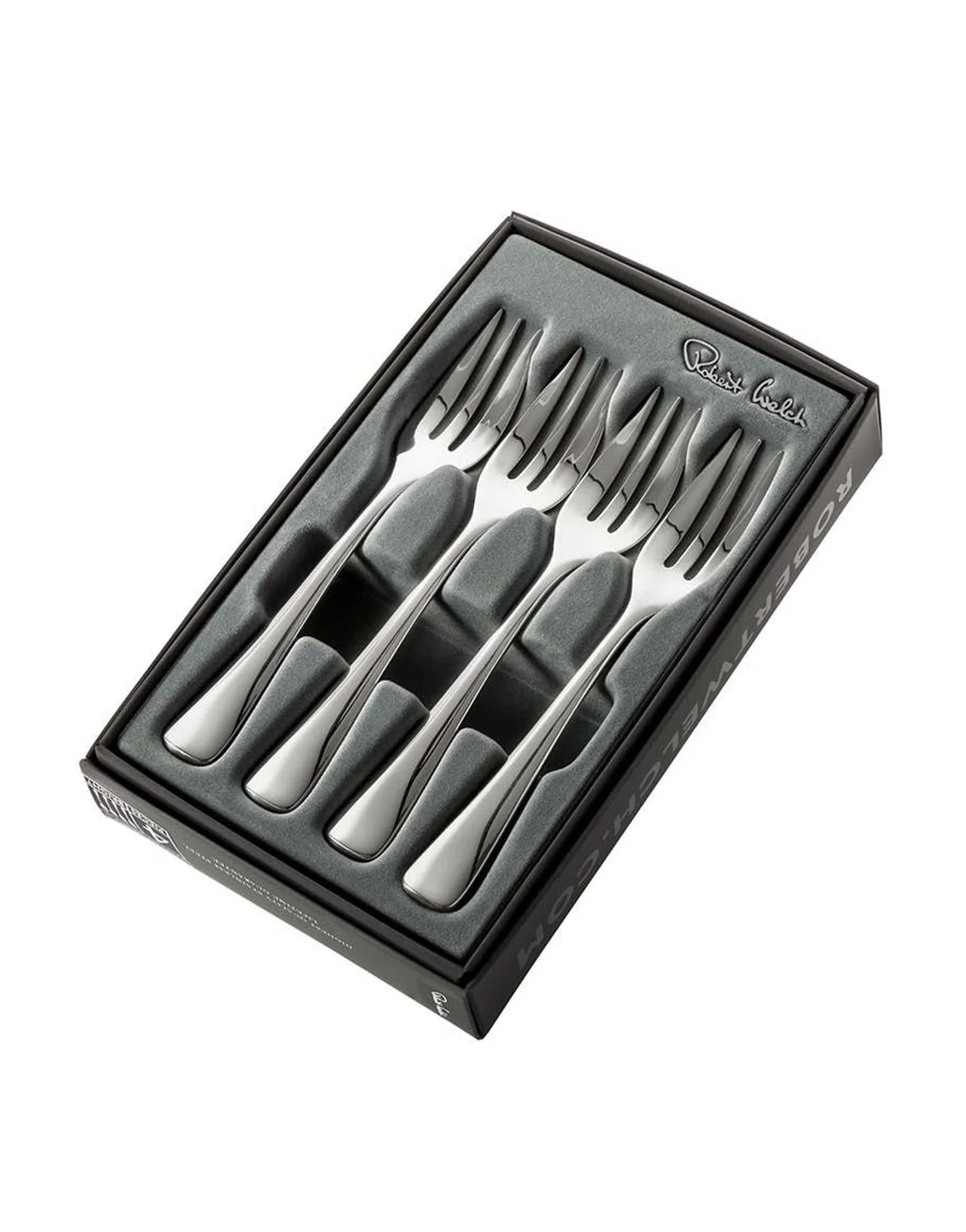 Robert Welch Malvern Bright Pastry Forks x 4 - Image 2