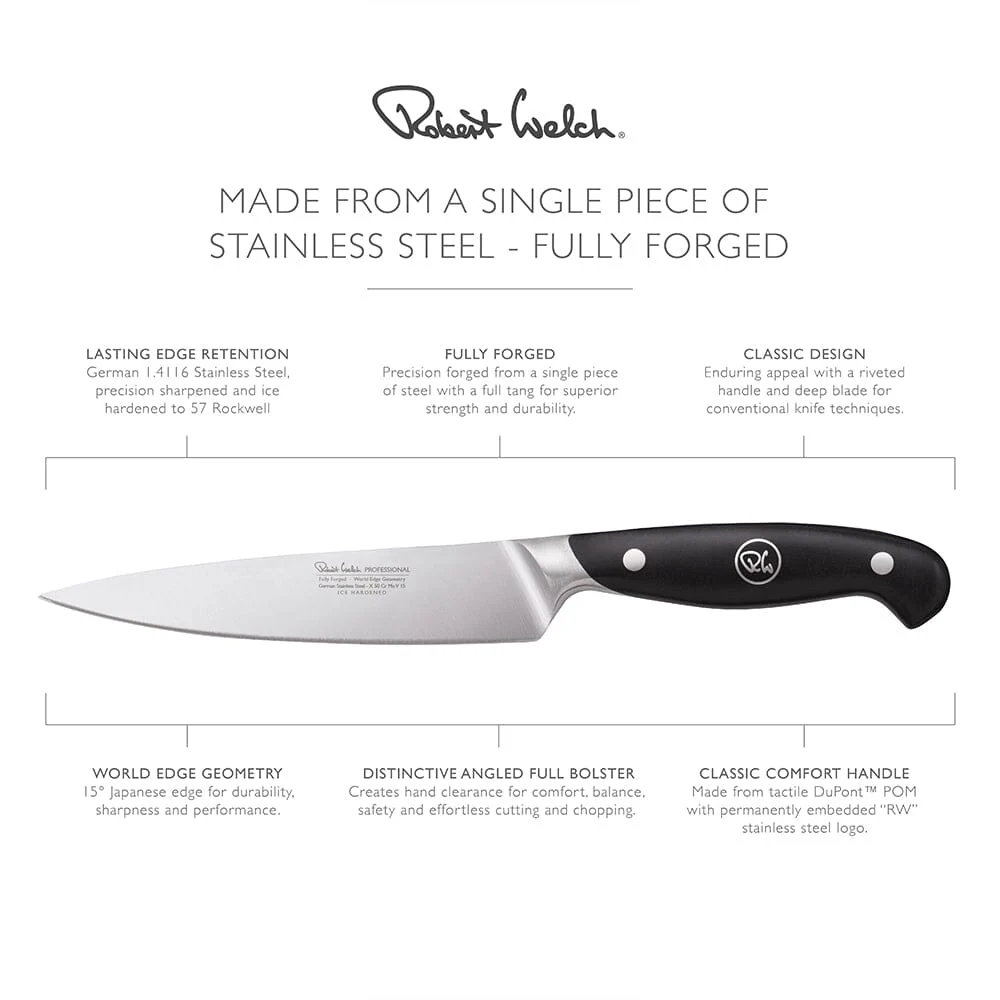 Robert Welch Professional Kitchen Utility Knife 14cm - Image 2