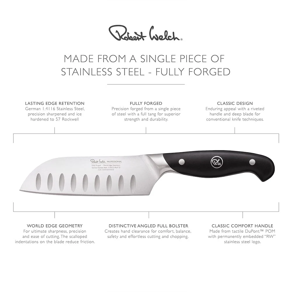 Robert Welch Professional Santoku Knife - Image 4
