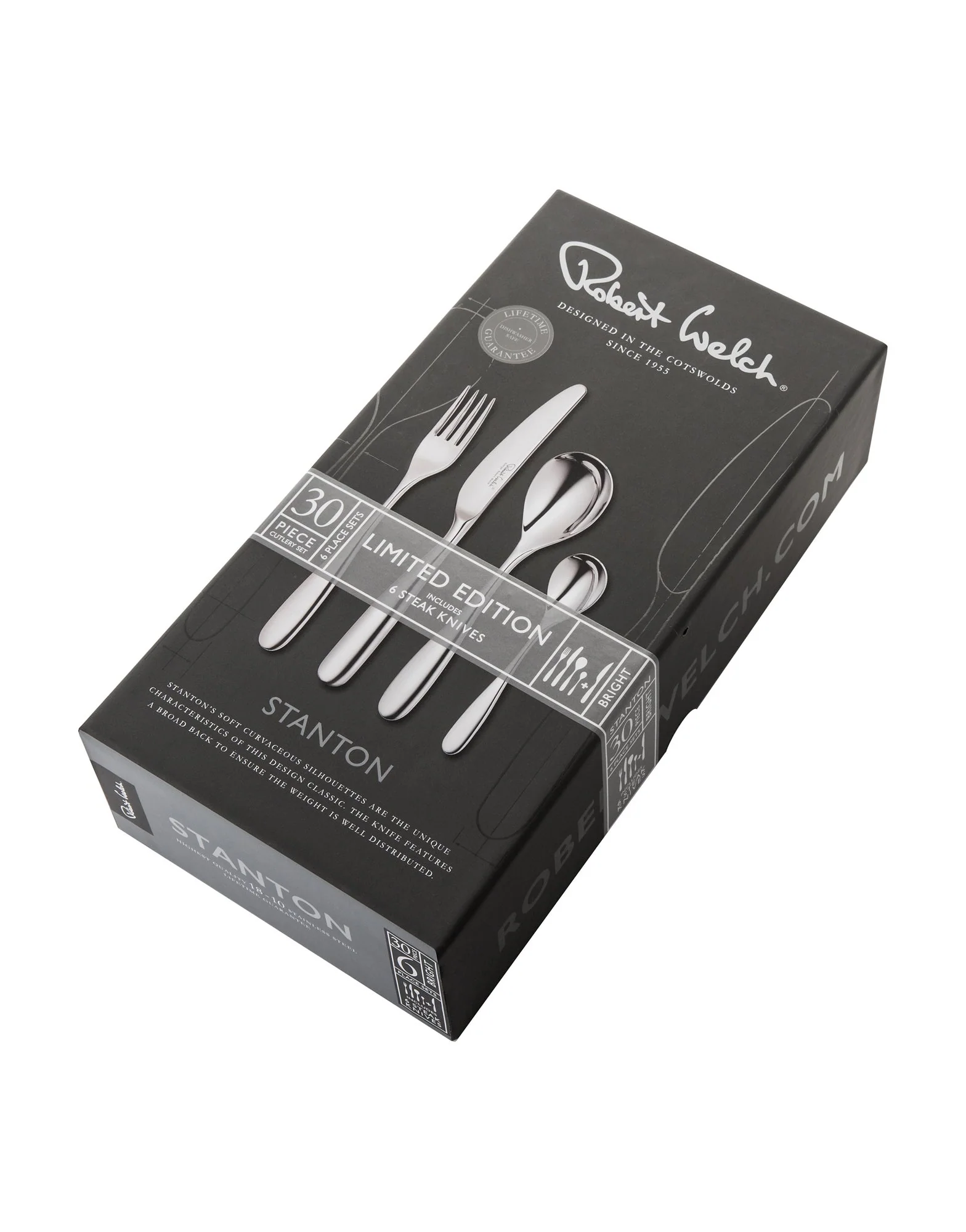 Robert Welch Stanton Bright 24 Piece Cutlery Set - Image 3