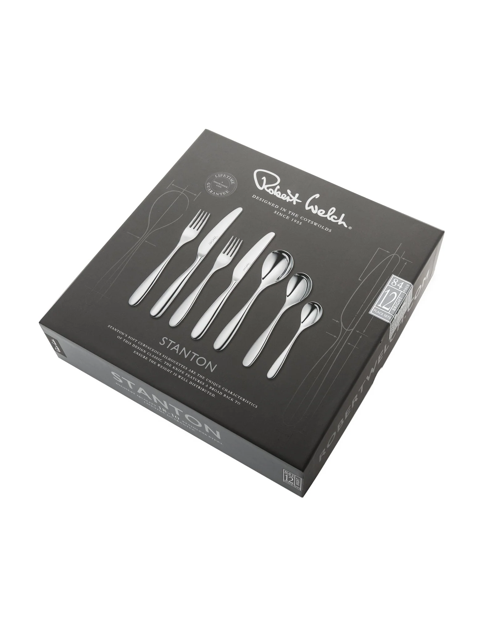Robert Welch Stanton Bright 84 Piece Cutlery Set - Image 3