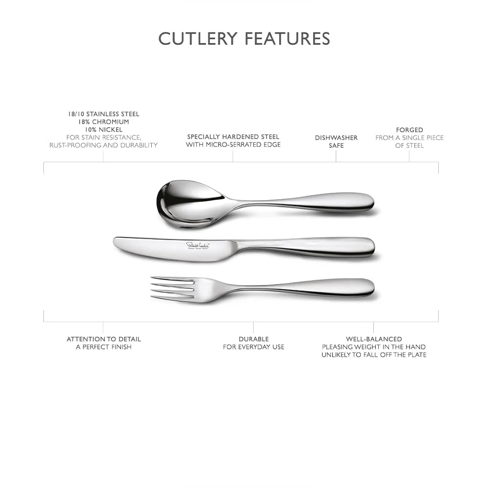 Robert Welch Stanton Bright 84 Piece Cutlery Set - Image 7