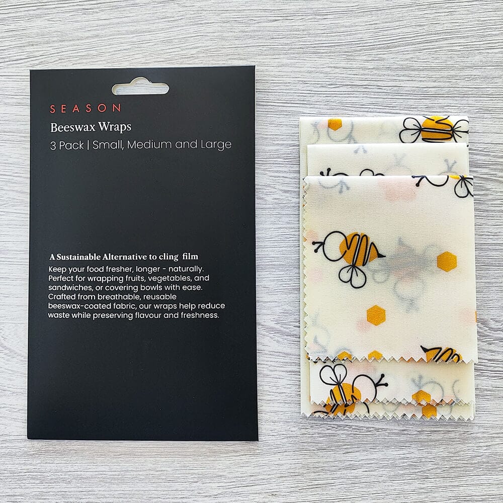 Season Beeswax Wraps Mixed Pack of Three - Image 2