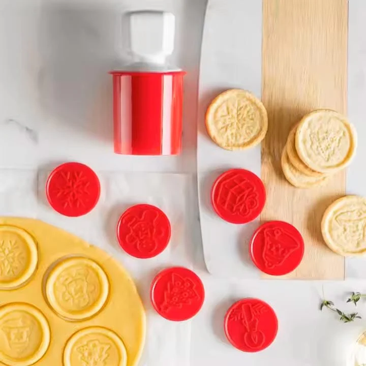 Season Christmas Cookie Cutter Press Set - Image 3