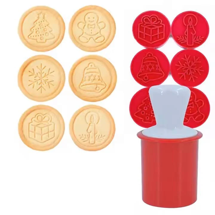 Season Christmas Cookie Cutter Press Set - Image 5
