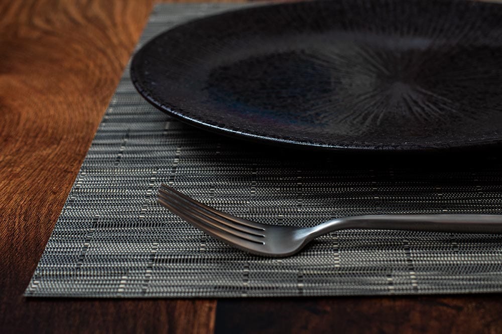 Season Placemat Woven Dark Grey - Image 3