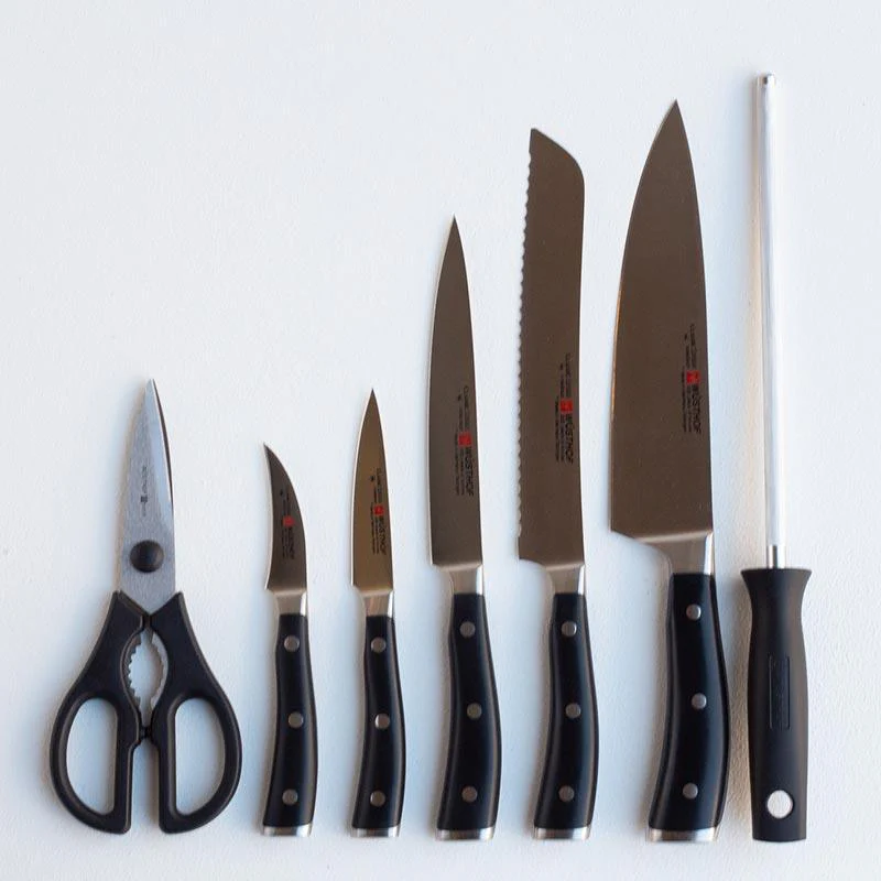 Wusthof Classic Ikon 7 Piece Knife Block Set Beech - Image 10