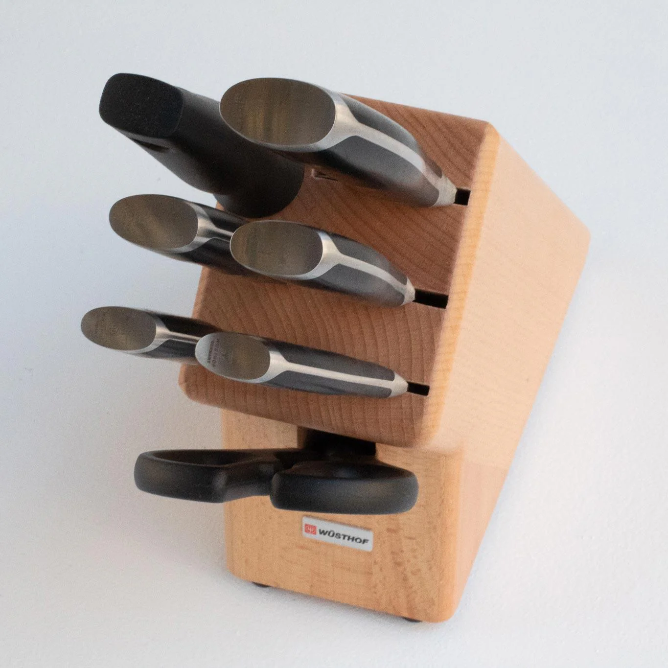 Wusthof Classic Ikon 7 Piece Knife Block Set Beech - Image 9